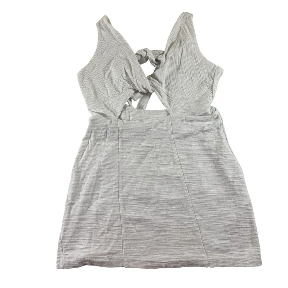 Free People White Key Hole Mini Dress Size Small